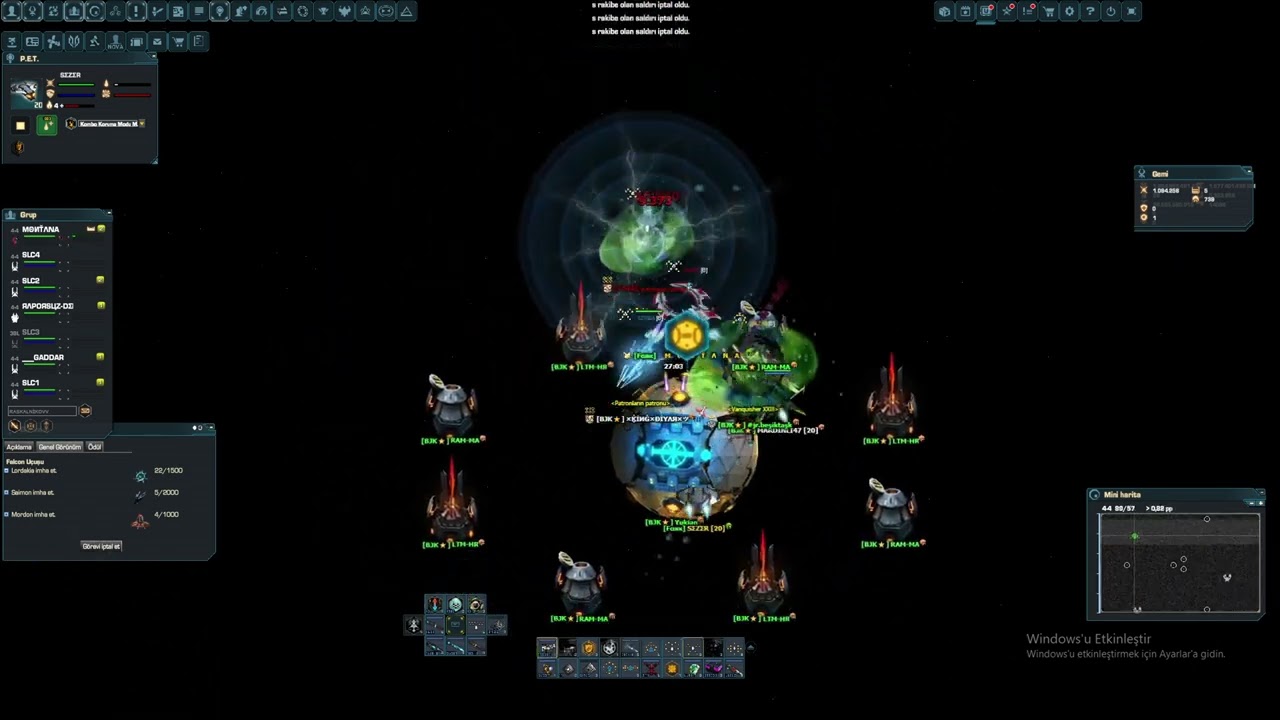DARKORBİT TR1-5 ××K͓̽İNG̽×ĐİYΛЯ××ツ VS √ΛŁΞ  ROKETLEME