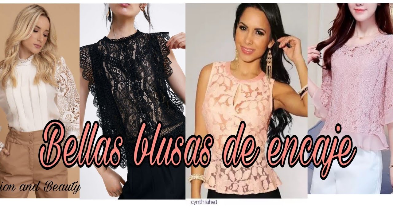 BLUSAS BELLAS DE ENCAJE QUE DE TENDENCIA CÓMODAS Y FESCAS . 🌸
