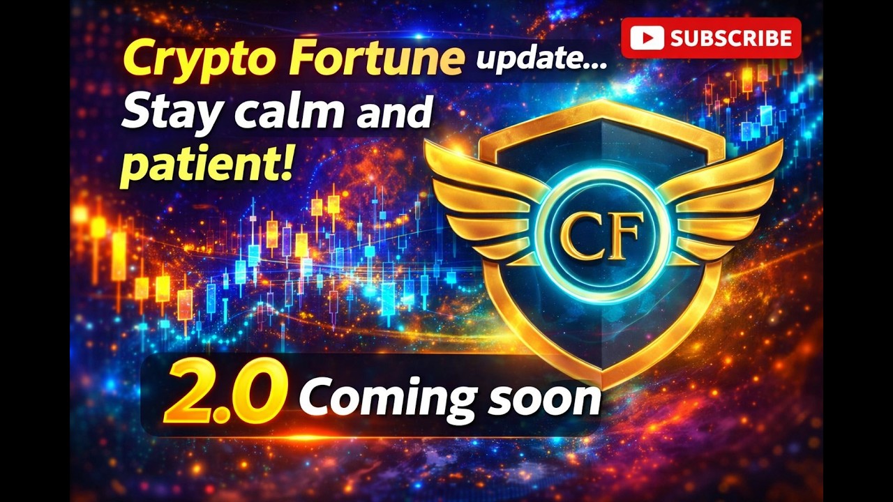 Crypto Fortune 2.0 Update: Stay Calm & Patient!