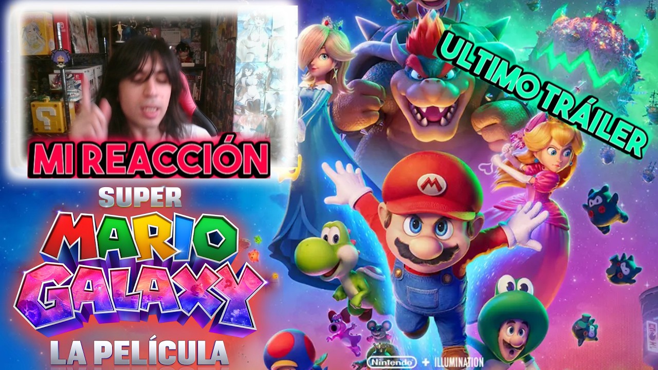 Mi REACCIÓN a SUPER MARIO GALAXY ⭐ ultimo tráiler