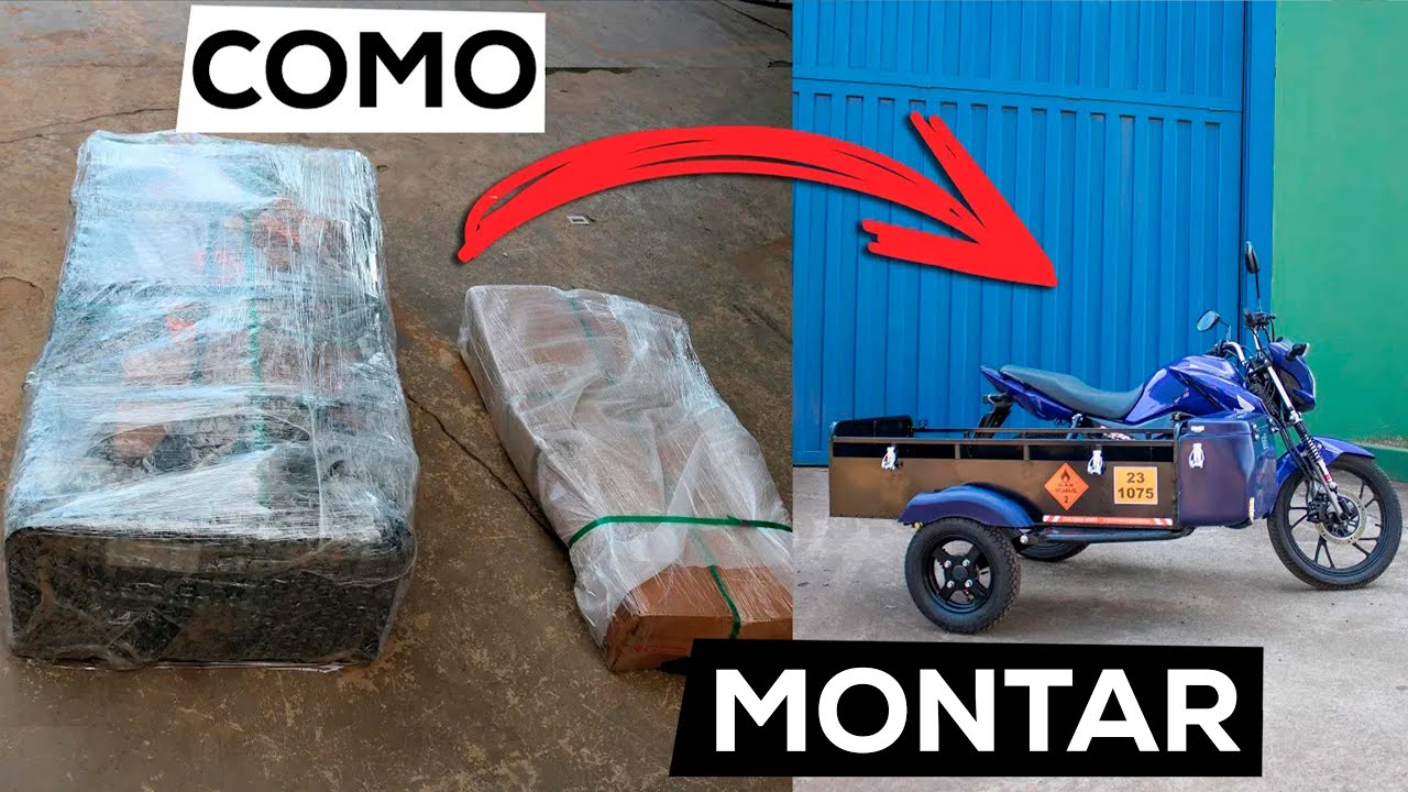 Como MONTAR o SIDECAR carga - montagem após desambalar o sidecar
