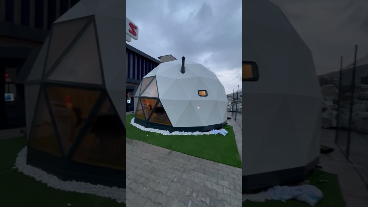 DOME (KUBBE) FORMUNDA PREFABRİK AHŞAP YAPI