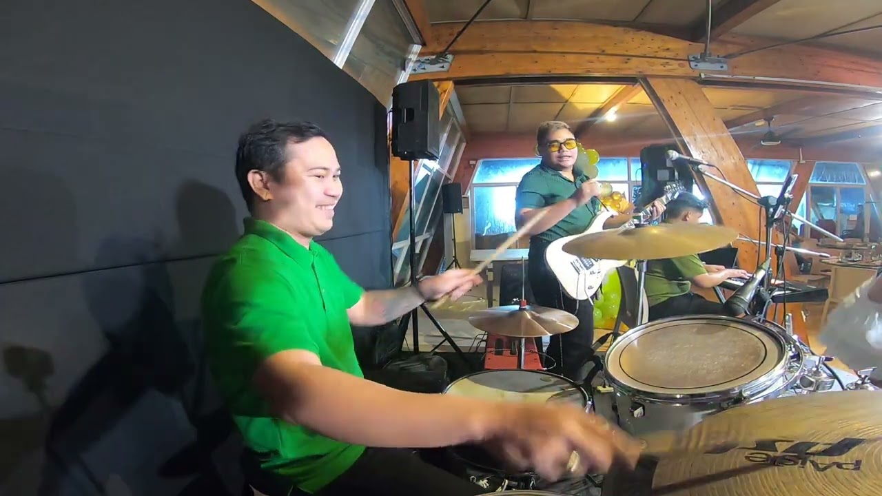MOVES LIKE JAGGER cover (drum cam)
