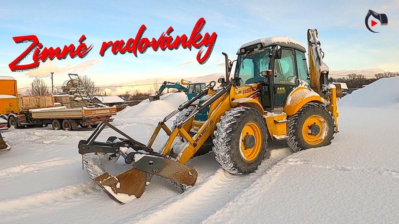 Zimné radovánky | New Holland LB 115.B