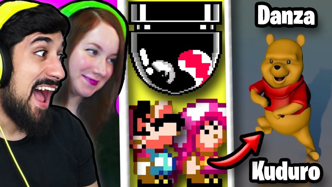 ЕСЛИ Я ПРОИГРАЮ, ПОЯВИТСЯ СЛУЧАЙНЫЙ МЕМ 4 😳 С МОЕЙ ДЕВУШКОЙ | SUPER MARIO MAKER 2