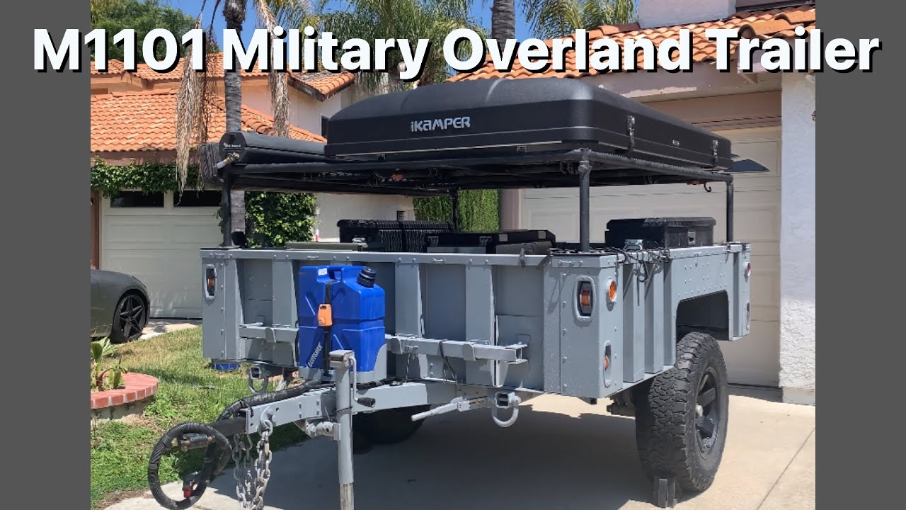 Военный прицеп Humvee Overland /M1101/ Обзор.