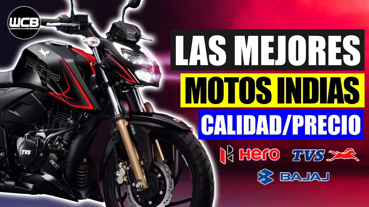 Top 7 Motos INDIAS 2024 🇮🇳 COSTO/BENEFICIO | Menos de 60,000 PESOS