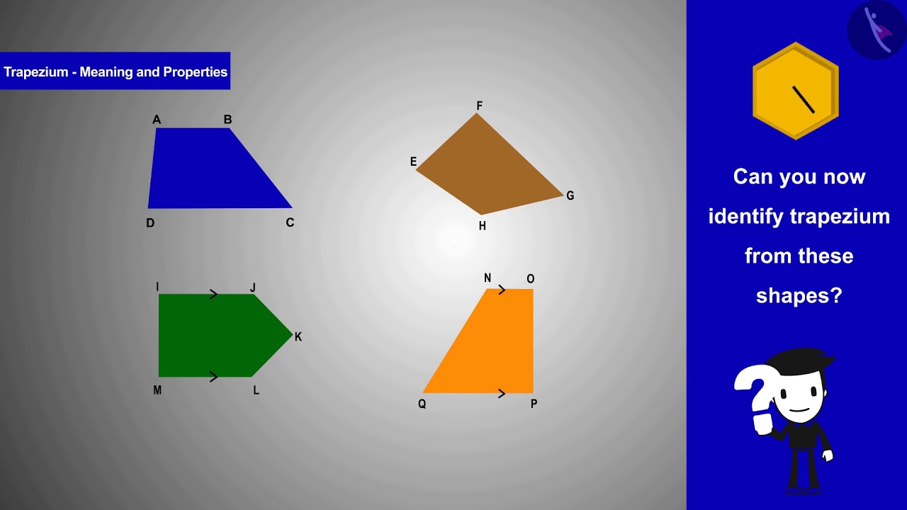 Trapezium and its properties | Part 1/2 | English | Class 8