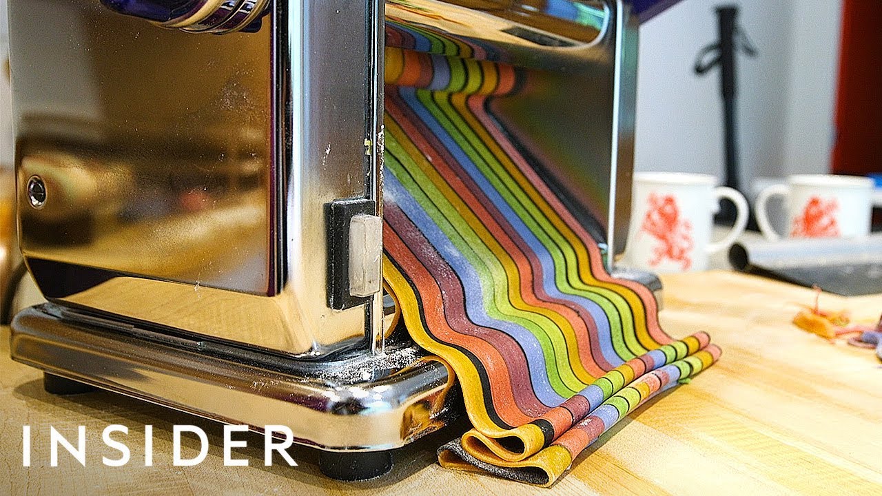 How To Make Beautiful Rainbow Pasta