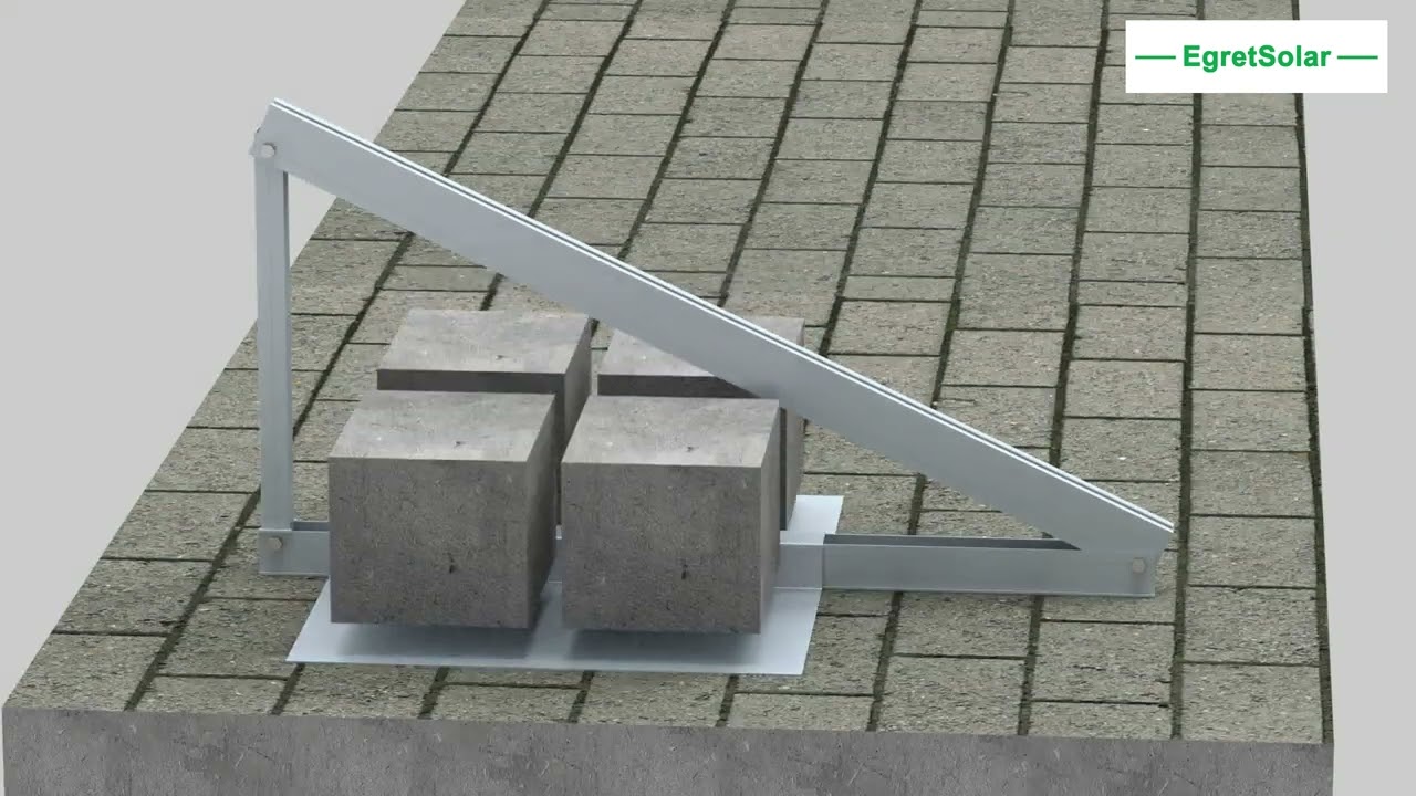 OEM Quick Mount Solar Panel Bracket Roof Ballasted Complete Solar Power