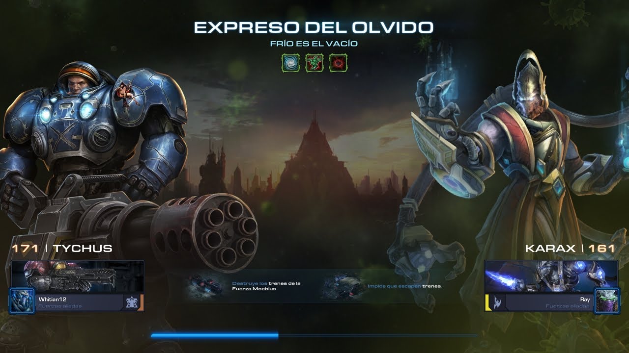 Starcraft 2 [Coop] - Mutación: Frío es el Vacío - Brutal - Tychus [P2] - Karax [P1]