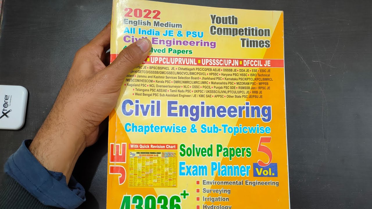 Volume-5 Youth Competition Times Civil Engineering Book | youth civil engineering book review