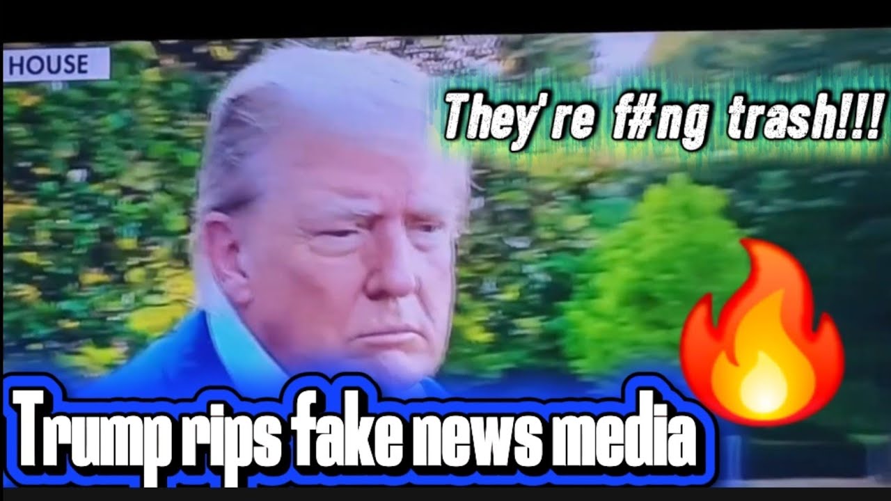 Donald Trump rips fake news over there coverage of Iran ceasefire.