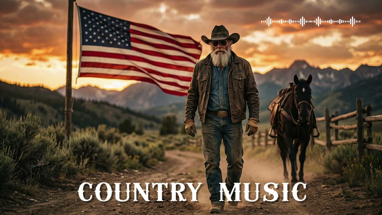 Slow Country Music | Sad Cowboy Sunset Ballad