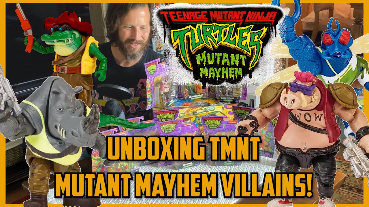 Unboxing the Mutant Mayhem VILLAINS!! (TMNT 2023 Figures)