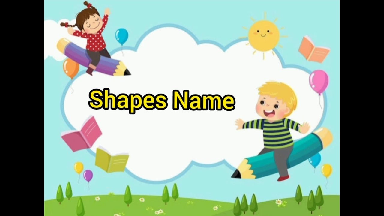 Shapes name in English | shapes pictures | #education #shapes #preschool