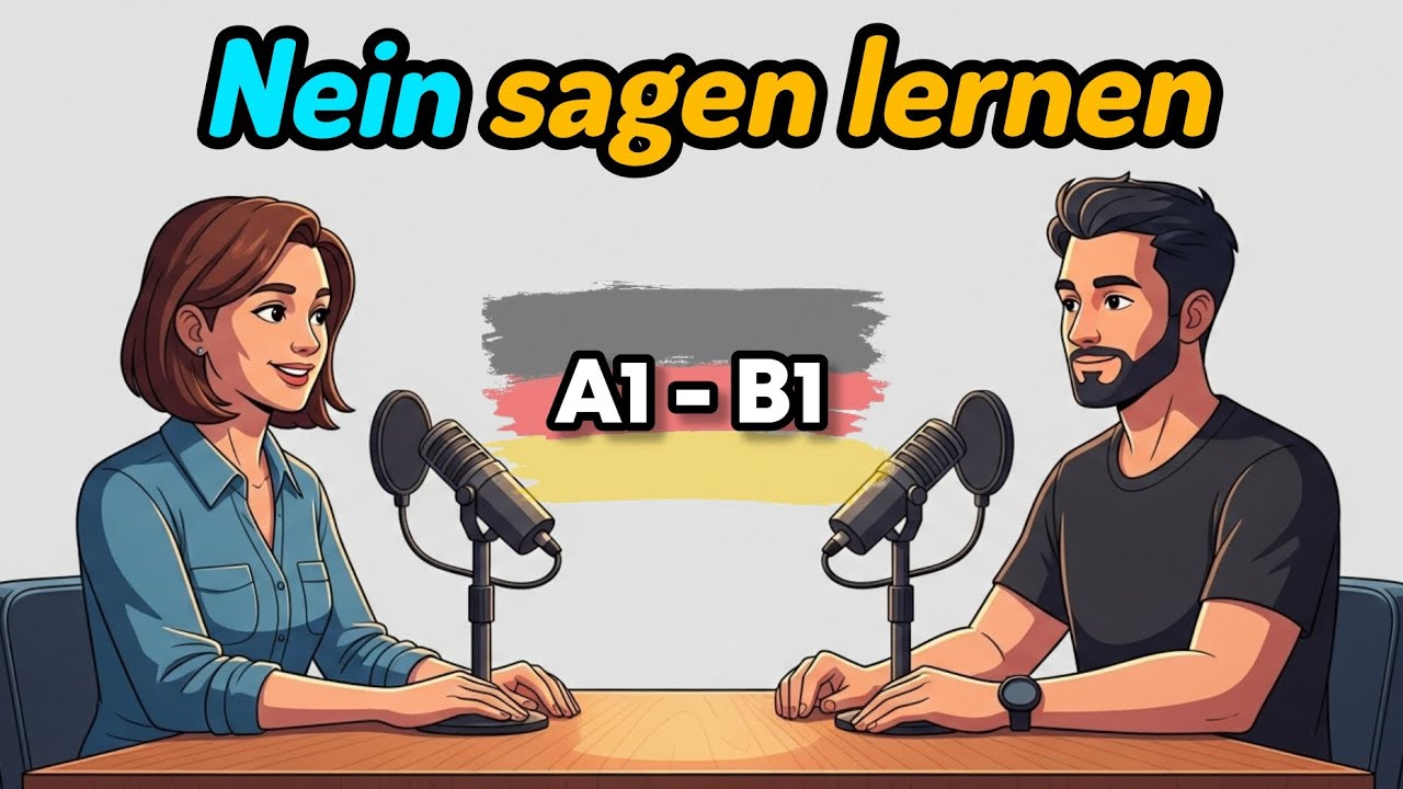 Nein sagen lernen , Learn German with Podcast A2-B1 #deutschlernen #learngerman 