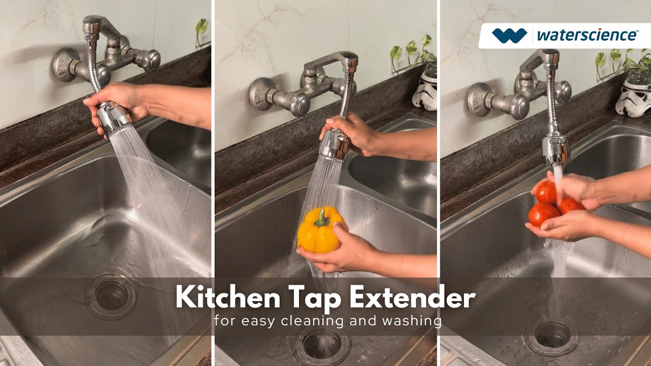 Kitchen Tap Extender - AERA Flexi Neck | WaterScience