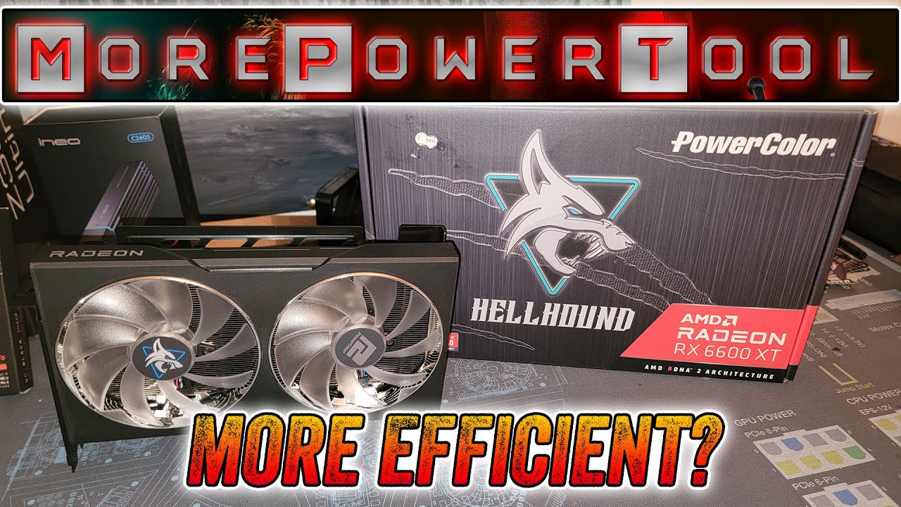 RX 6600 XT with MorePowerTool, is it more efficient?