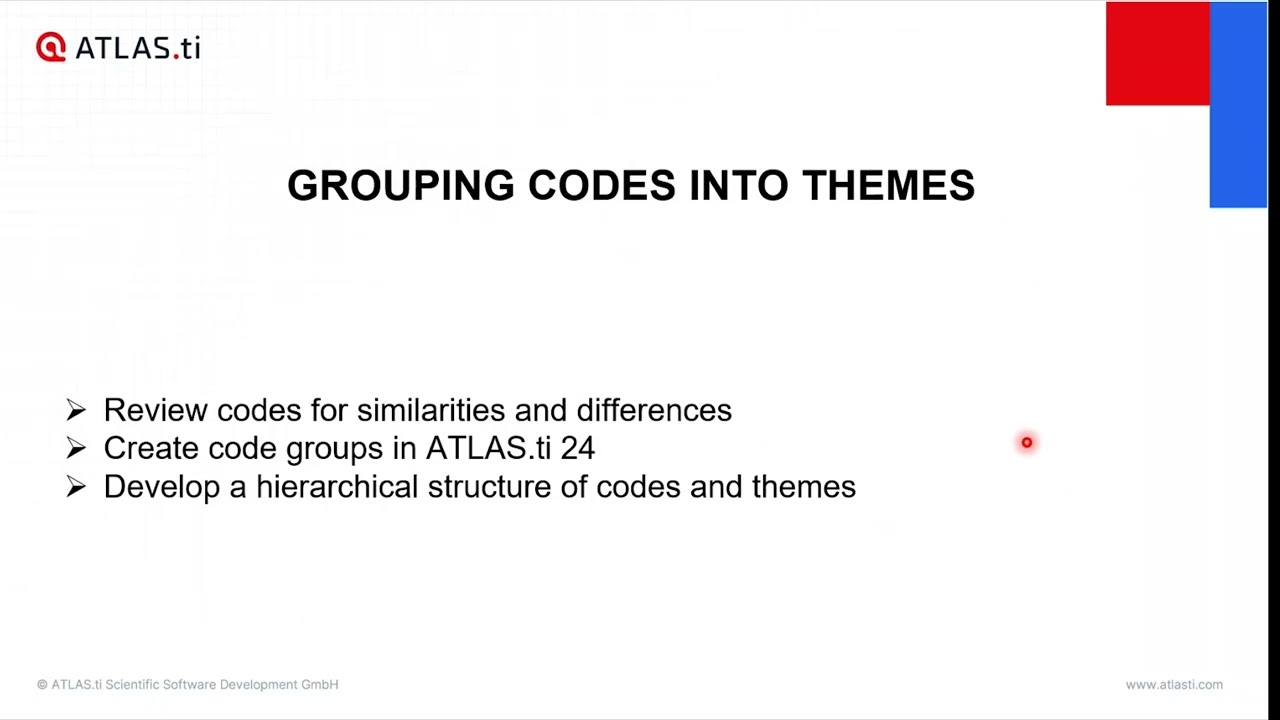 Research Workshop - Developing Themes and visualisation and advanced analysis tools in Atlas ti