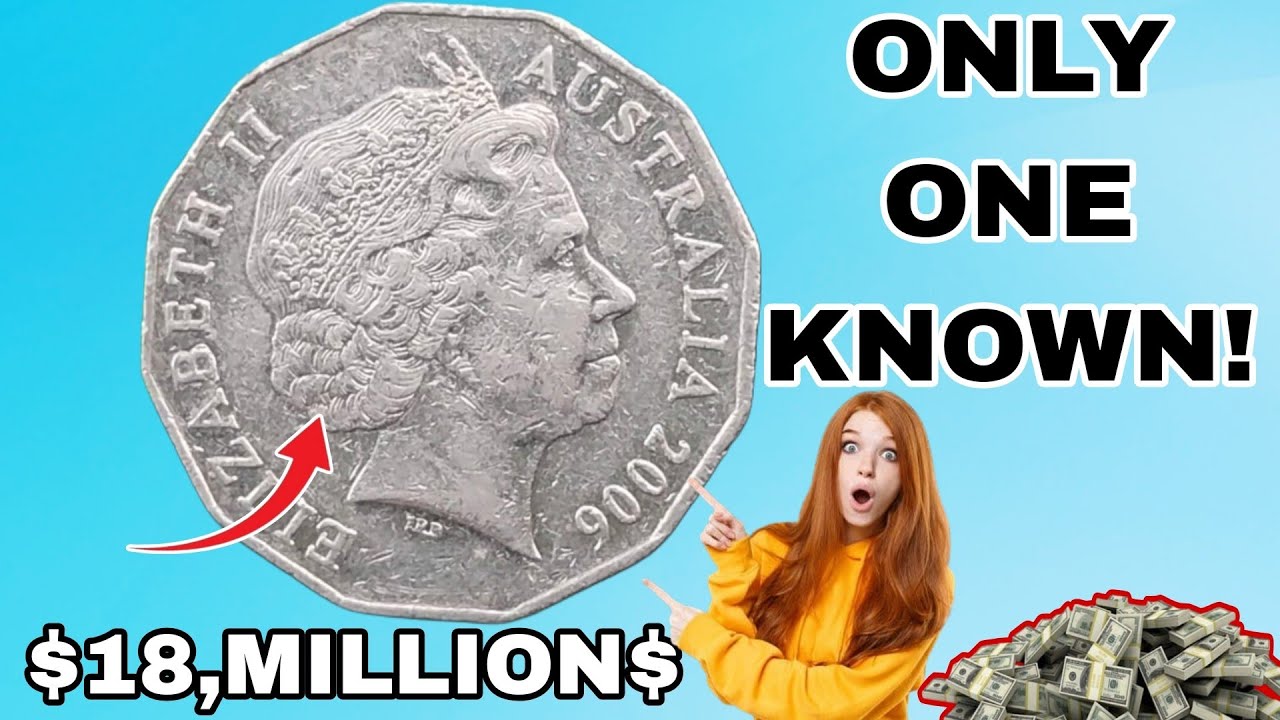 2006 Australia 50 Cent Coin | Queen Elizabeth