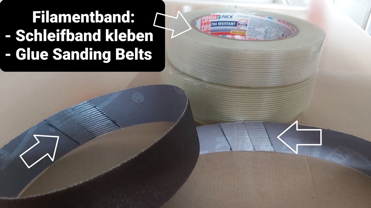 [DIY] Schleifband kleben / Glue Sanding Belts - 01.11.2024