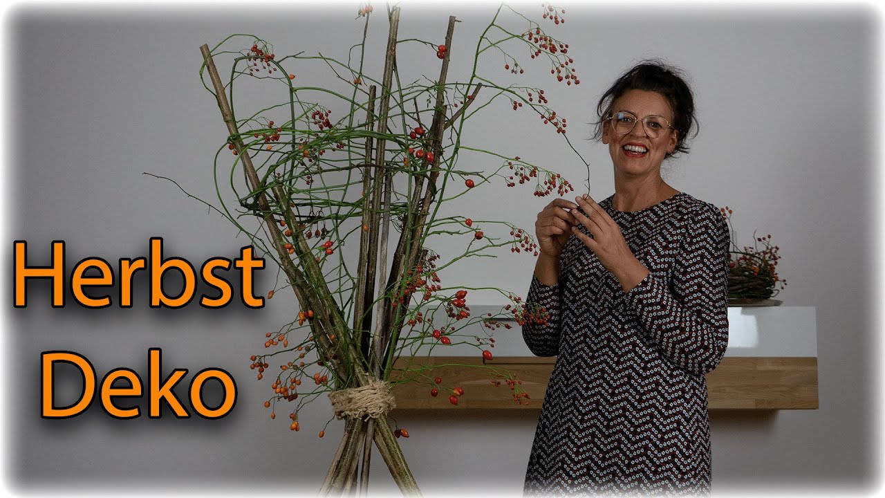 AUSGEFALLENE HERBSTDEKO | SO COOL KANNST DU HAGEBUTTEN DEKORIEREN