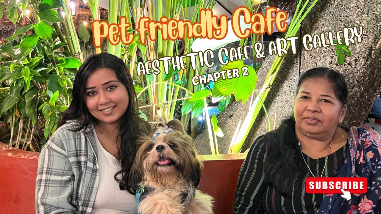 Vlog 33 : Fort Cochin’s Aesthetic pet friendly cafe & art gallery 😍 | Pandhal Cafe & Deli