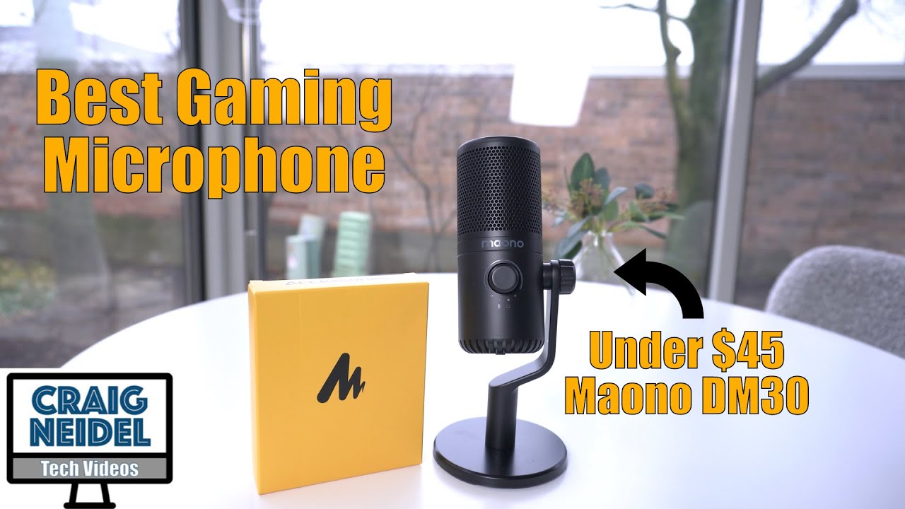 Best Inexpensive Gaming & Podcasting Microphone for Mac and PC - maono DM30