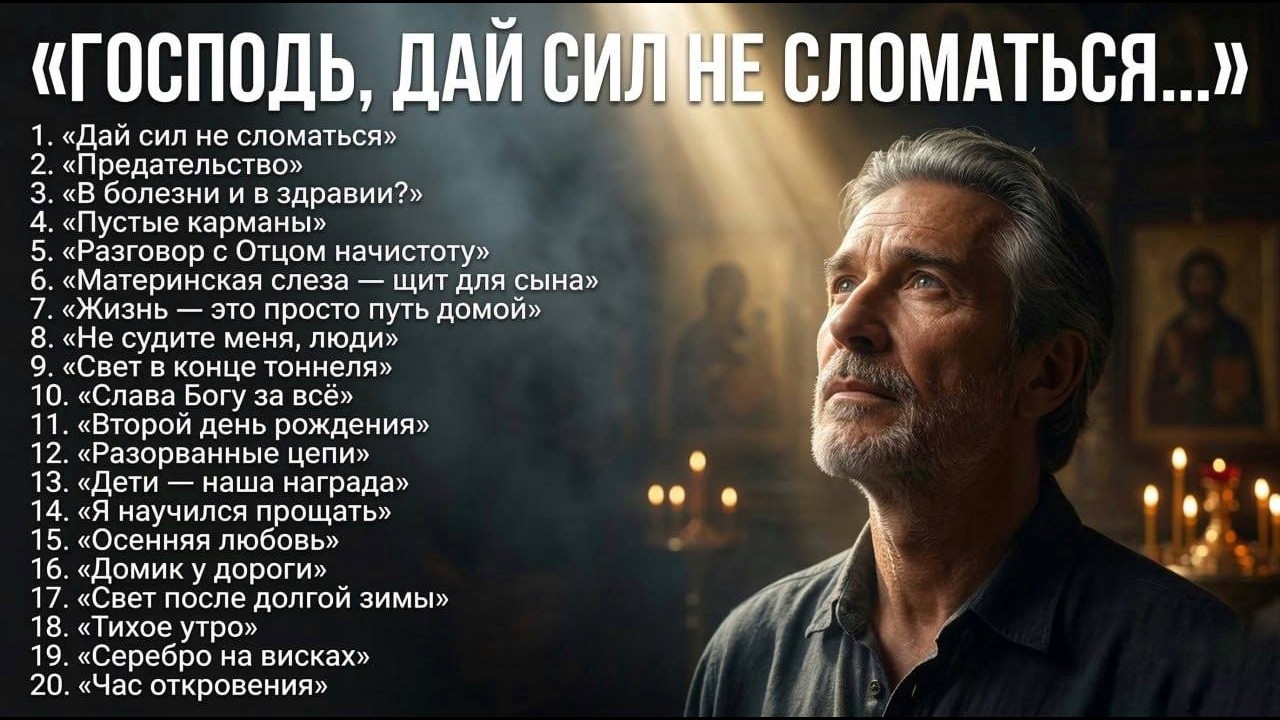 ДАЙ СИЛ НЕ СЛОМАТЬСЯ... 🙏 Сборник душевных песен, которые лечат сердце (Слушать, когда тяжело)