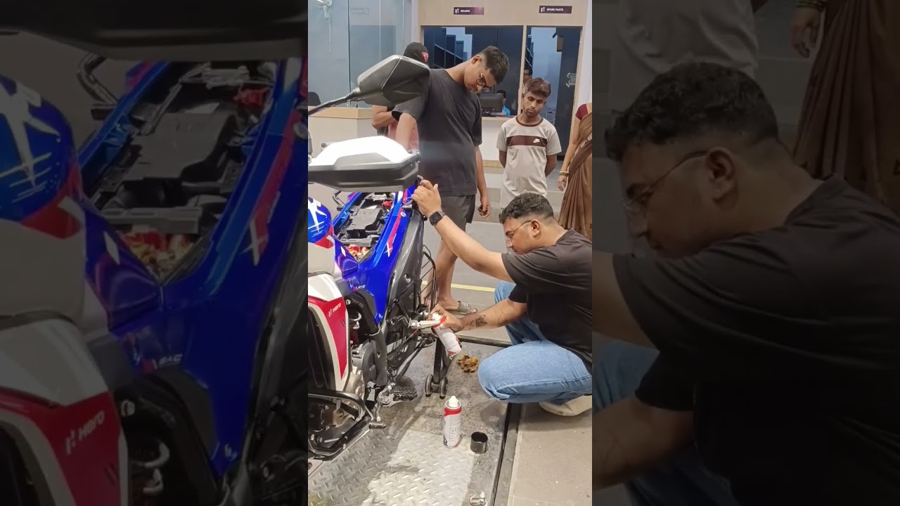 xpulse 210 chain cleaning