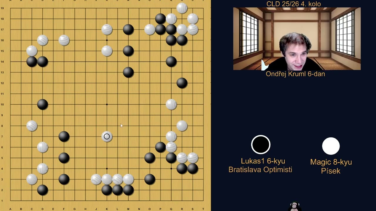 Zajímavé fuseki a kouzlení v koncovce - Magic vs Lukas1 - ČLD 25/26.
