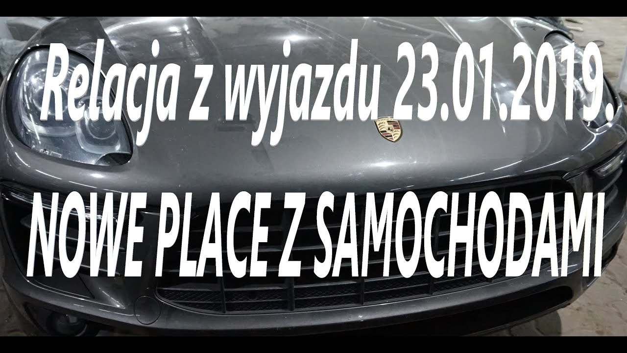Relacja z wyjazdu 23.01.2019. NOWE PLACE Z SAMOCHODAMI