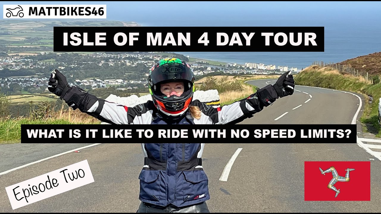 Isle of Man 4 day Motorcycle Tour, Episode Two, ZX4RR, S1000RR, IOM TT Course, no speed limits