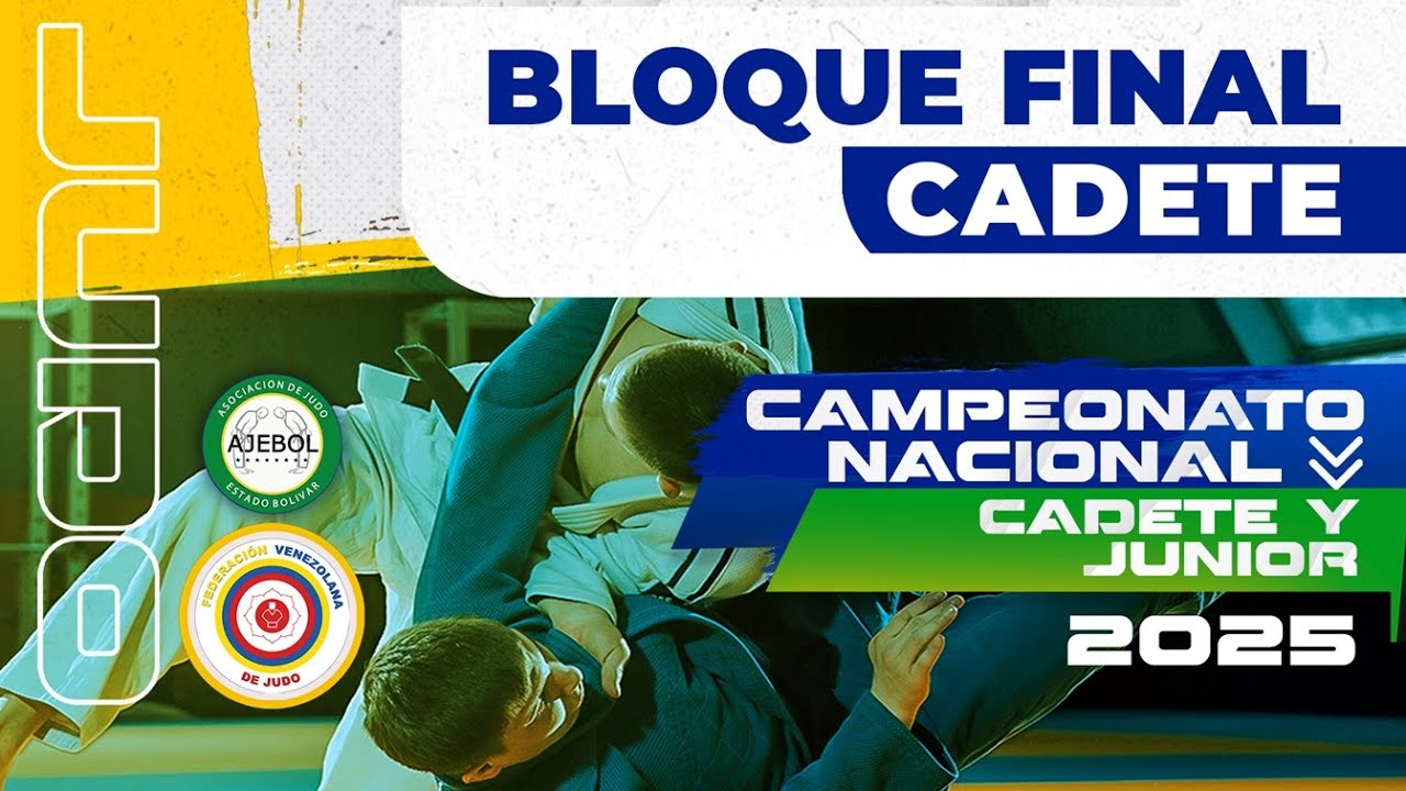 FINAL CATEGORIA CADETE_Campeonato Nacional de Judo 2025