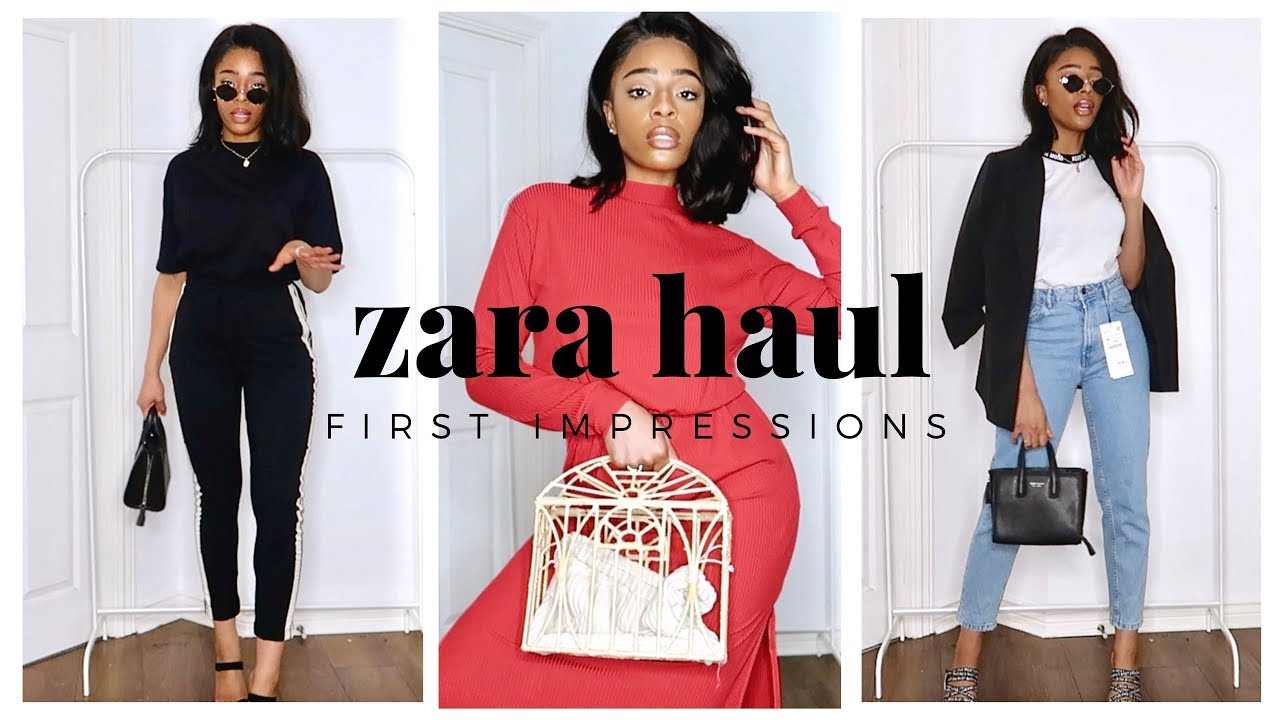 ZARA SPRING UNBOXING HAUL | FIRST IMPRESSIONS AND TRY ON | SARAHJOHOLDER