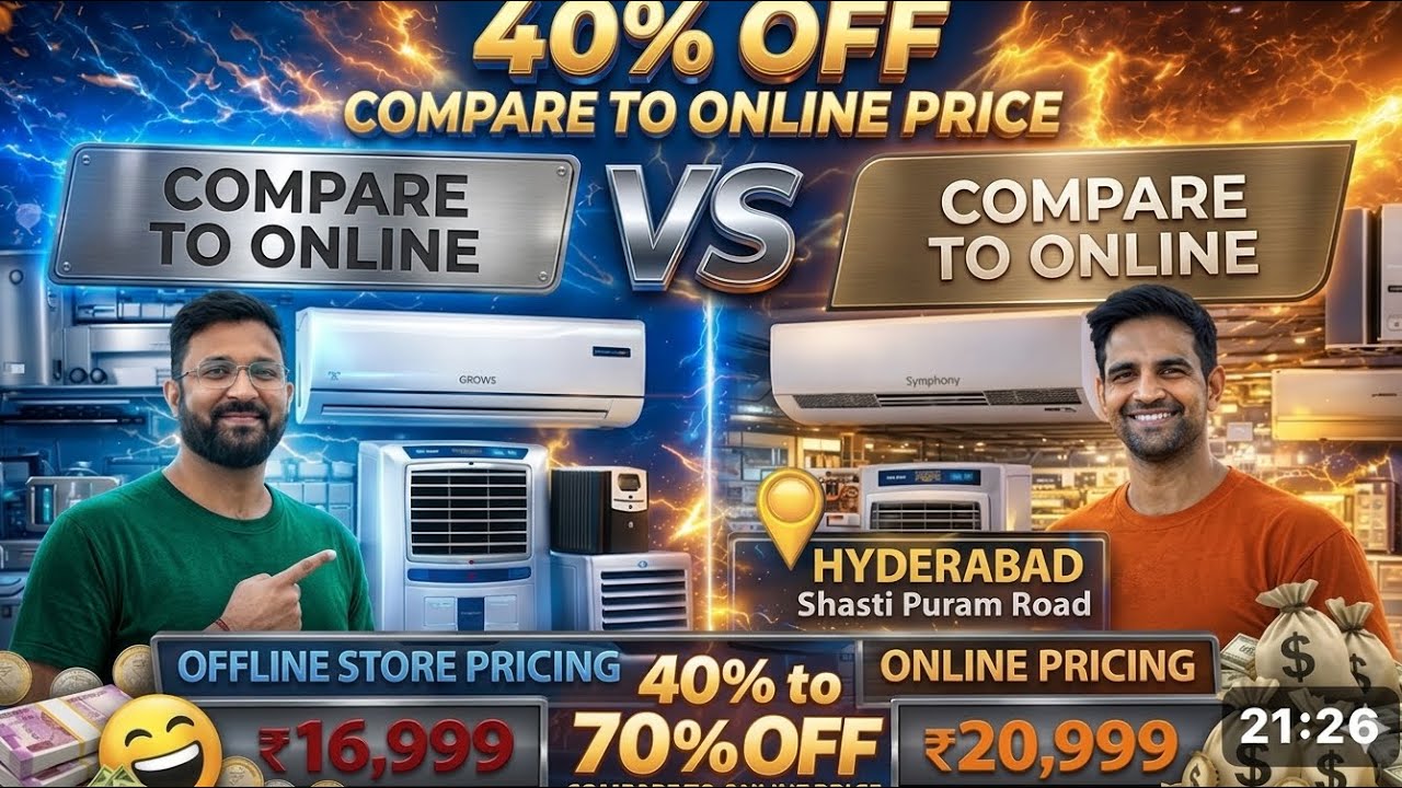 Best Home Appliance Deals 🔥 Small & Large Items at 40–70% OFF compare to the online ￼in hyderabad 