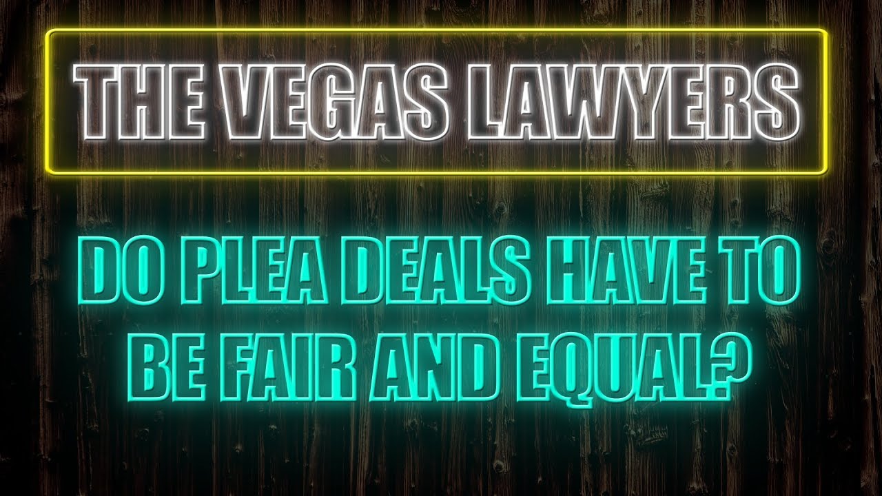 Do plea deals need to be fair?