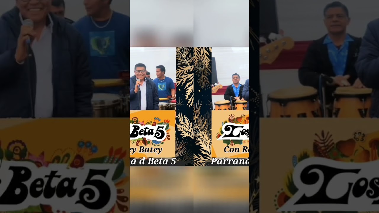 D.R. PARRANDA DE LOS BETA 5 - CANTA HUGO REYNA (REY BATEY). EUROLATINO
