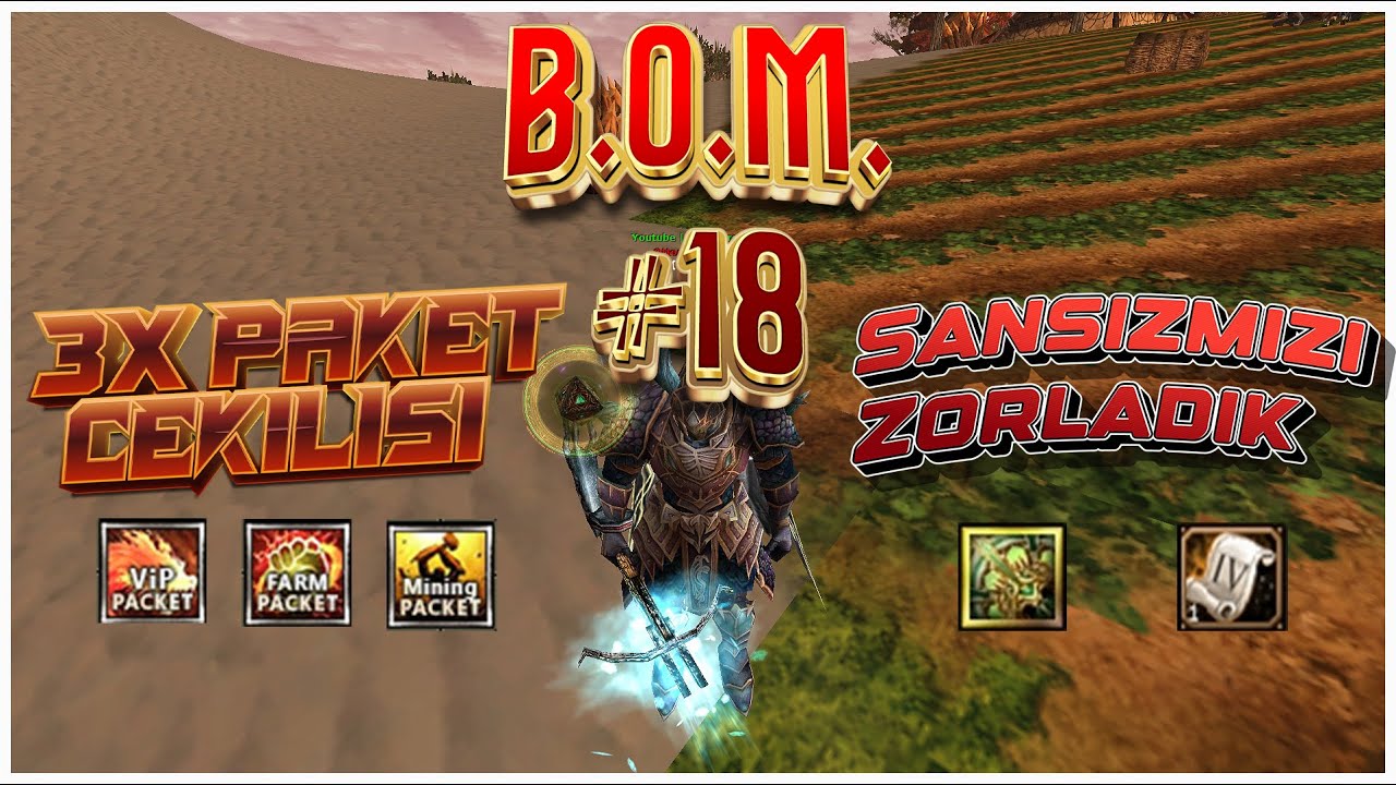 B.O.M. #18 | #DeathKO 3x Paket ÇEKİLİŞİ VAR! Parşomenleri Kırdık, 🎉