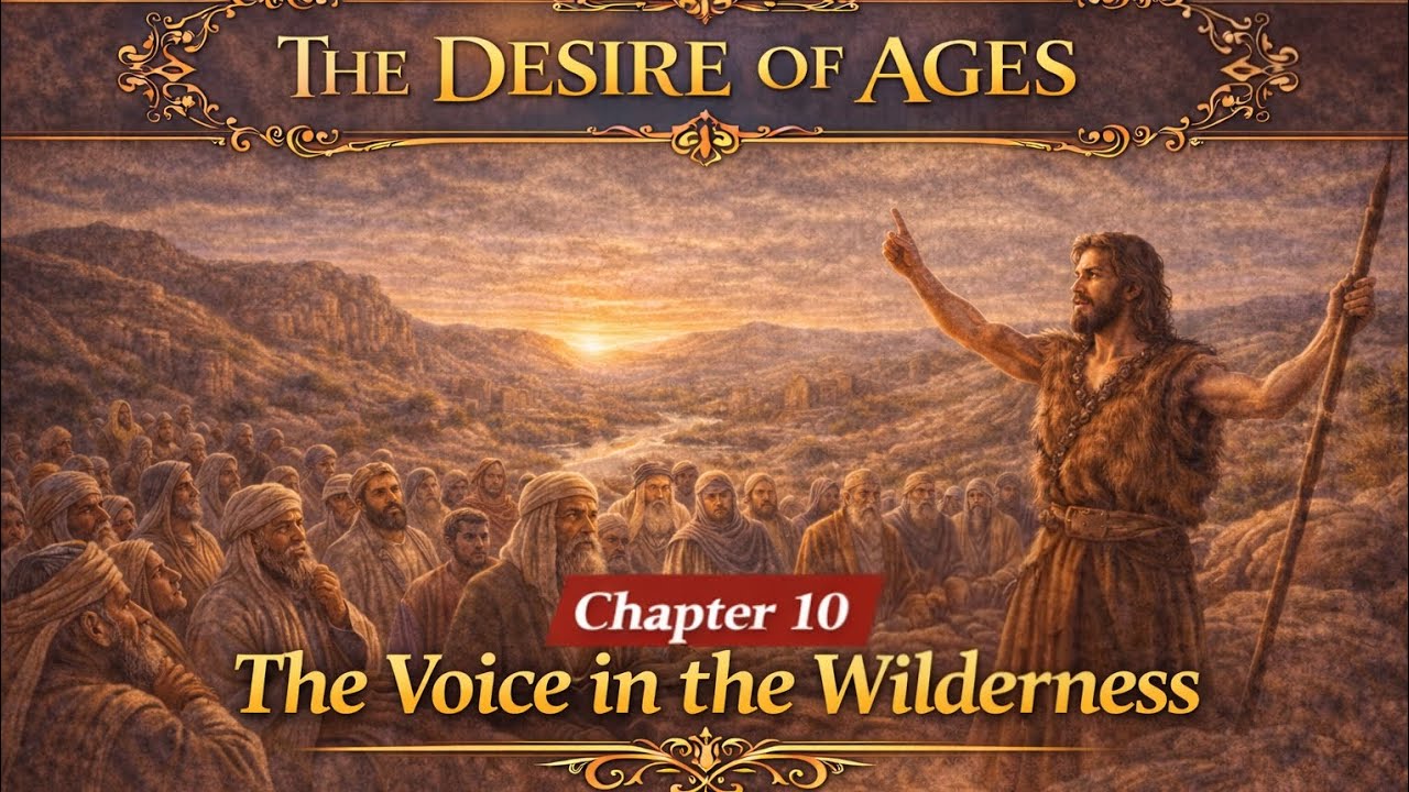 The Voice InThe Wilderness🗣 | The Desire of Ages Ch. 10✨#spirituality #jesus  #devotional #bible 