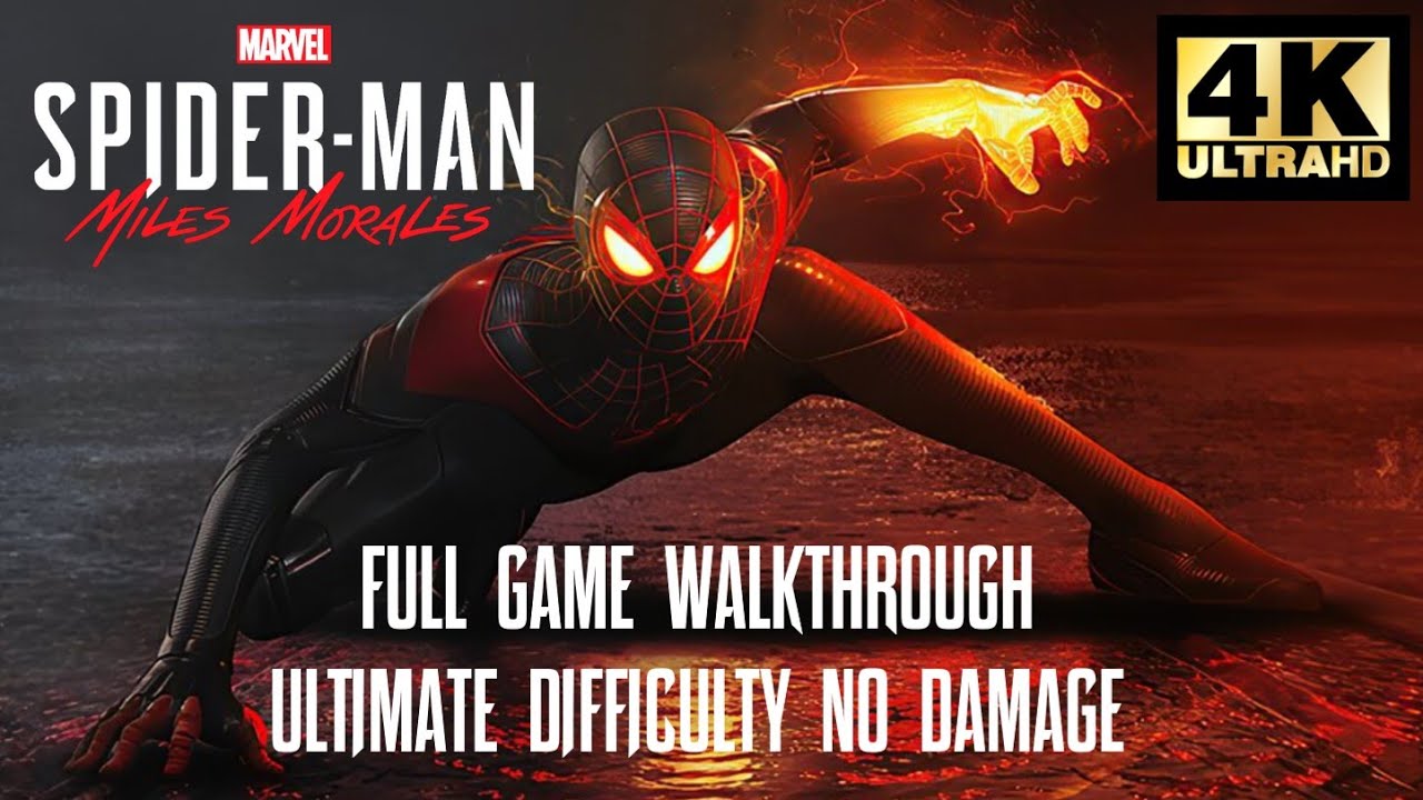 Marvel's Spider-Man: Miles Morales (PS5) | Full Game | No Damage | Ultimate Difficulty | 4K 60fps