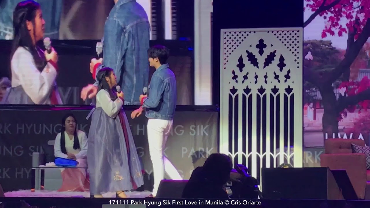 171111 Park Hyung Sik “First Love” Fanmeeting in Manila - “Hwarang” Scene Re-enactment