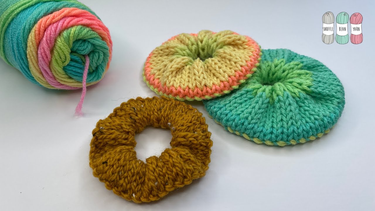 How to Make Scrunchies on your Addi/Sentro Knitting Machine! | Circular Knitting Machine Tutorial