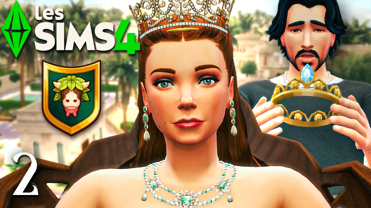 Noémie ME VOLE MON TRÔNE ! 👑 (ça finit en duel à l'épée) | Les Sims 4 Héritage & Royauté