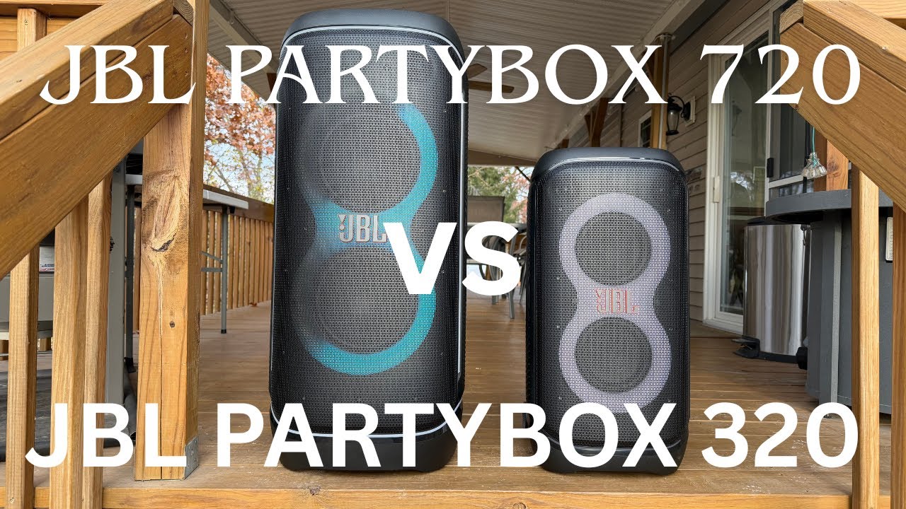 Тестирование JBL Partybox 720 и 320 на открытом воздухе | Бинауральное аудио