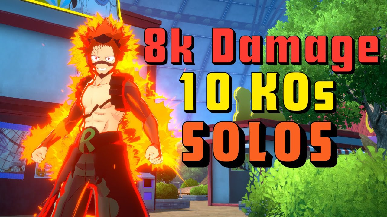 My Hero Ultra Rumble - MANLIEST Kirishima Solos Match