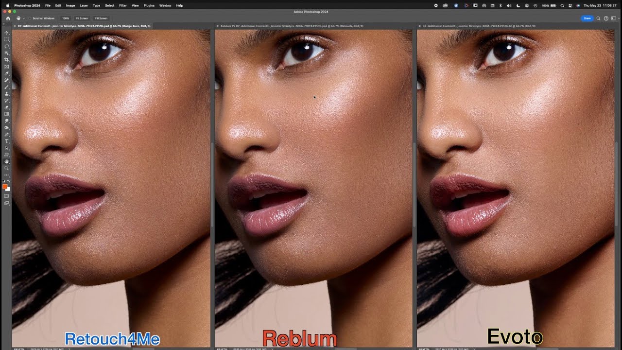 A. I. Retouching Shoot out! Which one is the best? Retouch4me vs Evoto vs Reblum.  See the results!