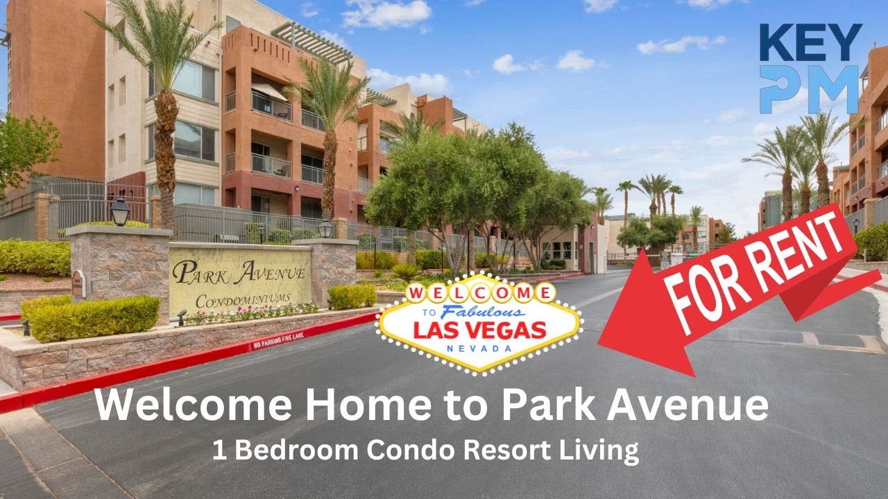 Off-Strip Luxurious Park Avenue 1 Bedroom Unit Available Now