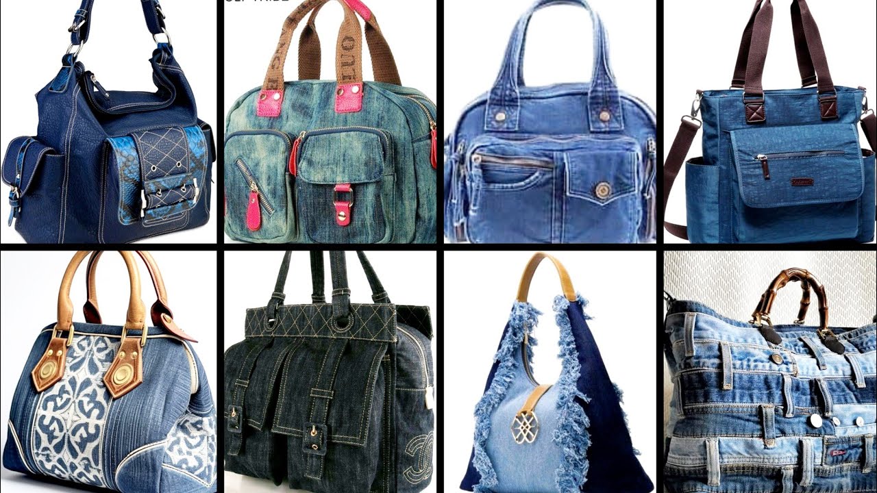 50+ most beautiful demanding patch work denim handbags ideas for women's